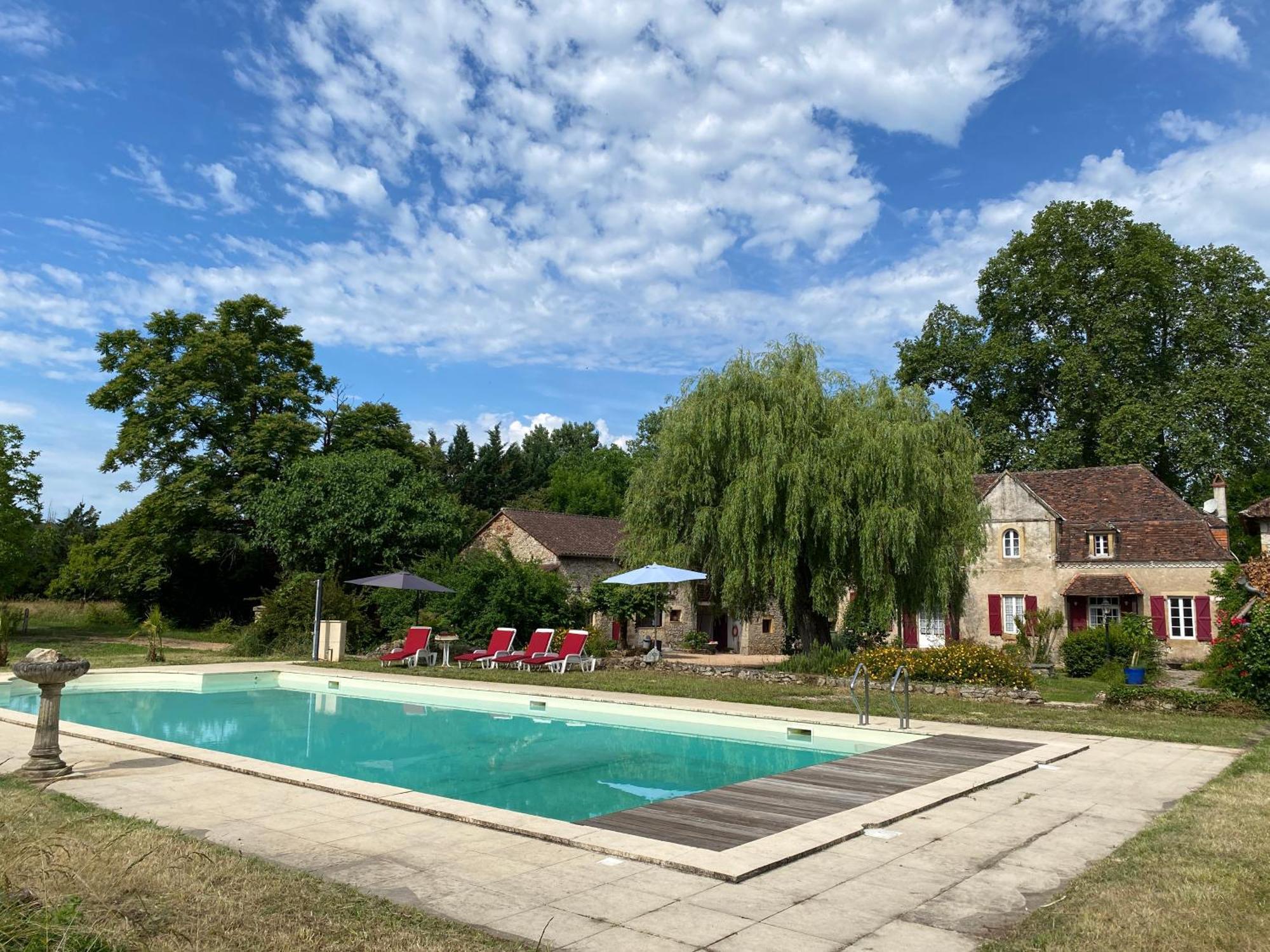 Sfeervol Vakantiehuis Op Landgoed Aan De Dordogne Villa Prudhomat Kültér fotó